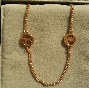 Rose Goldtone Designer Style Necklace